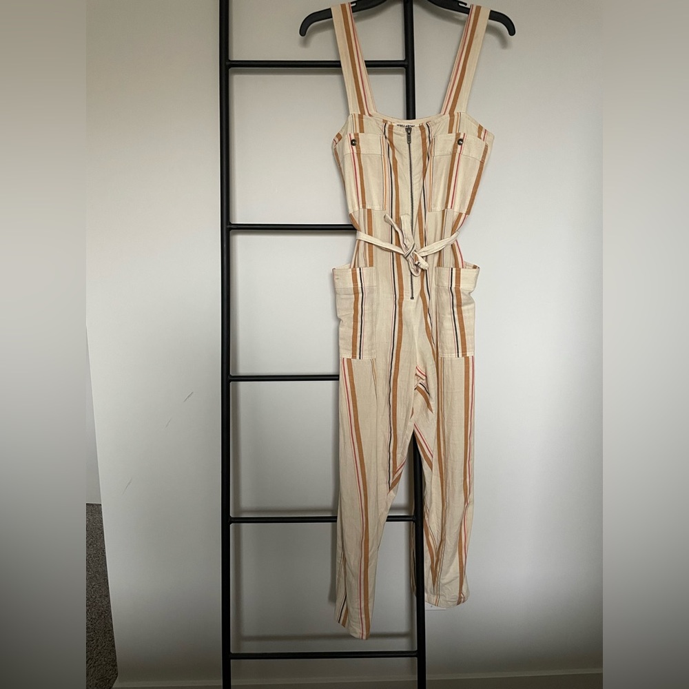 Billabong Pinstripe Jumpsuit
